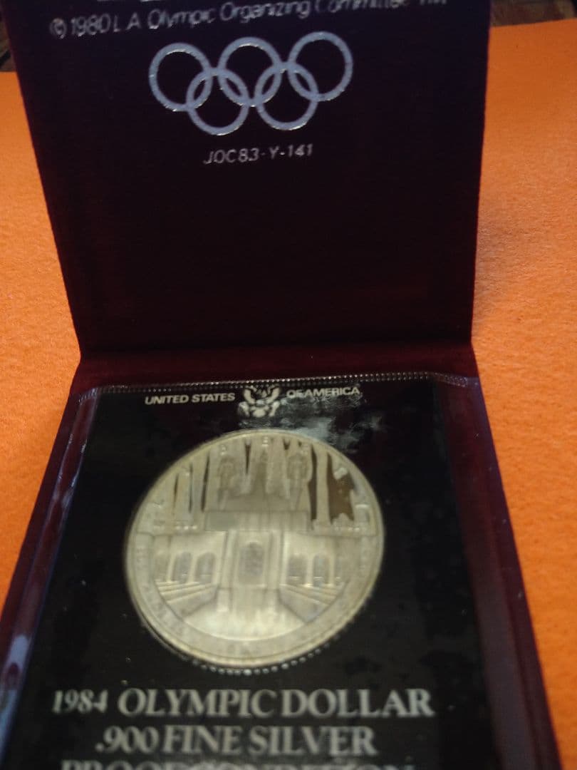 1984 ロスアンゼルス公式オリンピック銀貨