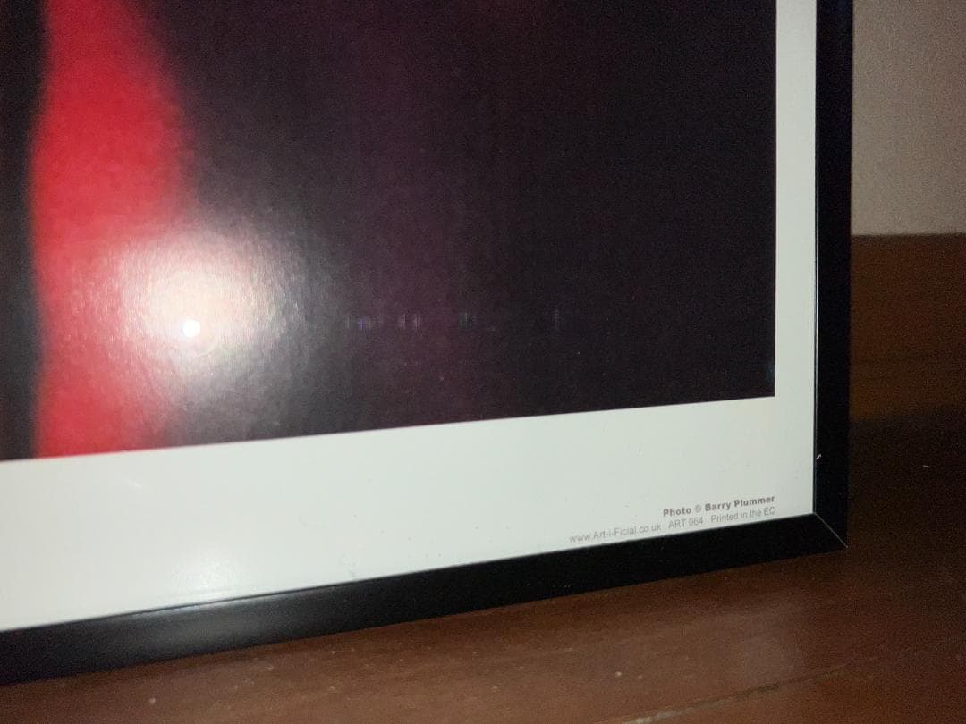 ヨーロッパ版★ネオビンテージ！TOM WAITS トムウェイツ 額付 ポスター