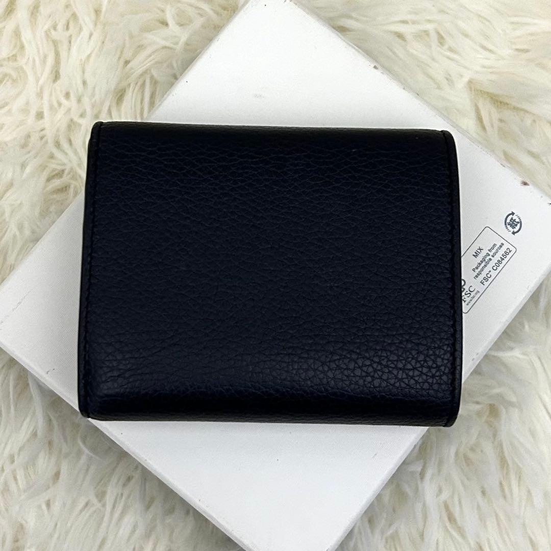 ［美品］CELINE スモール フォールデッドマルチファンクション 三つ折り財布