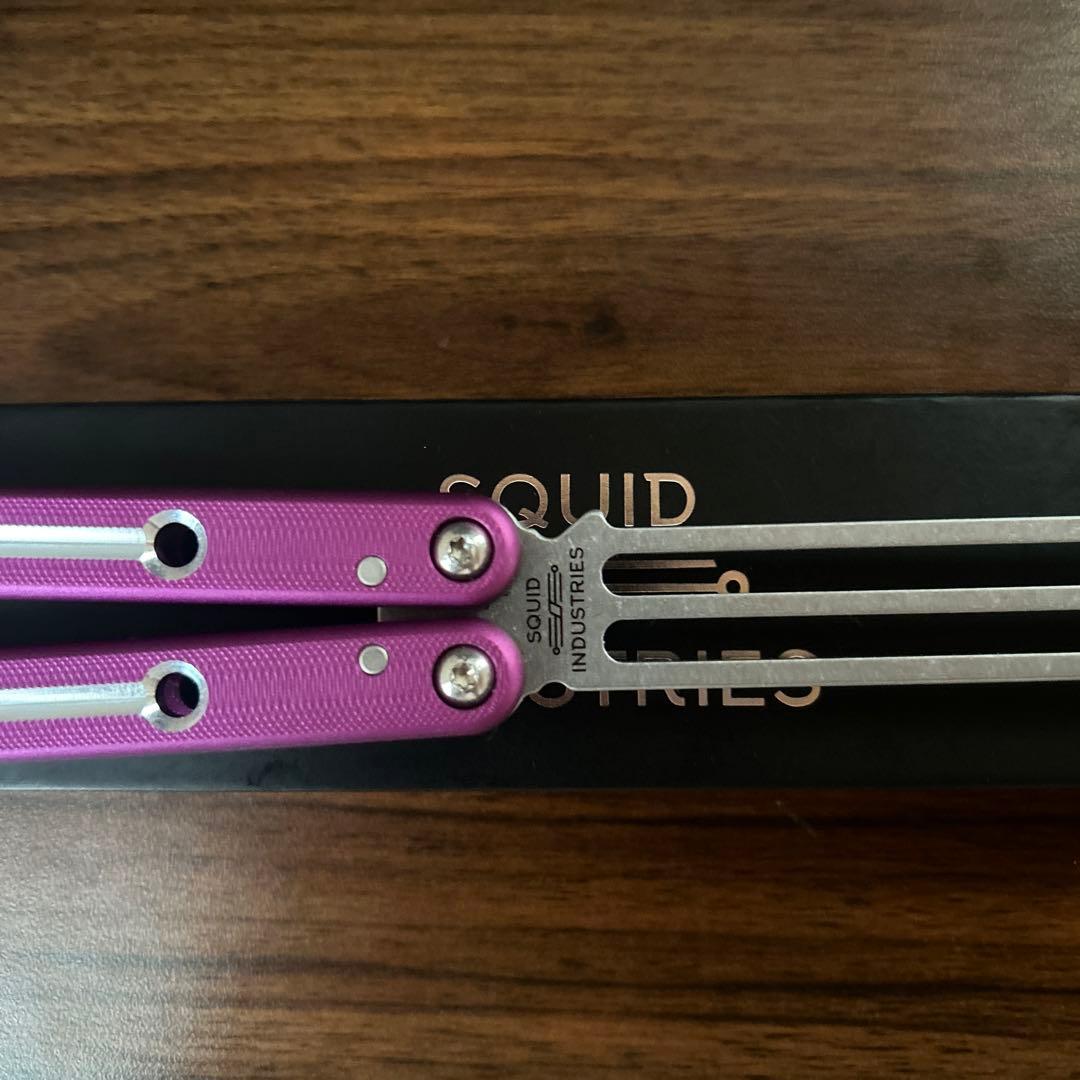 squid Industries Squidtrainer V4バタフライナイフ