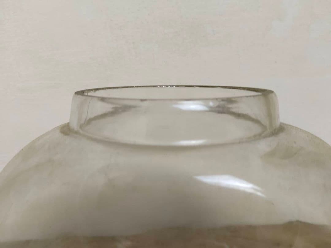 ★昭和レトロ ガラス瓶 ブリキ蓋付き 駄菓子屋 保存瓶 古道具 高さ約21cm