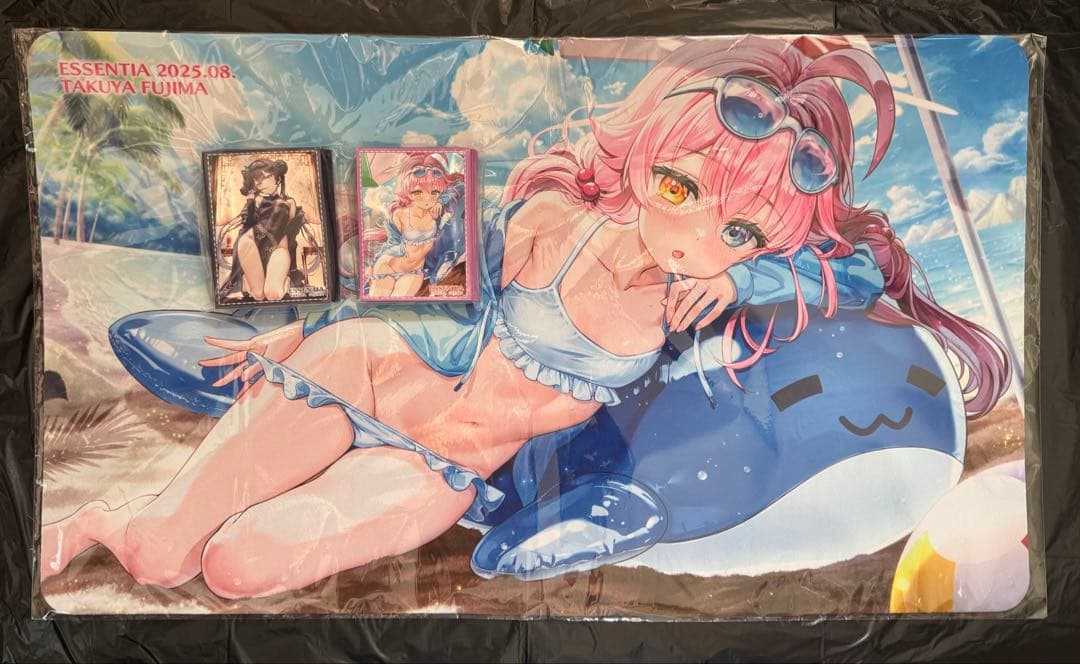 ブルアカ　ホシノ　キサキESSENTIA 藤真拓哉　スリーブ　プレイマットセット