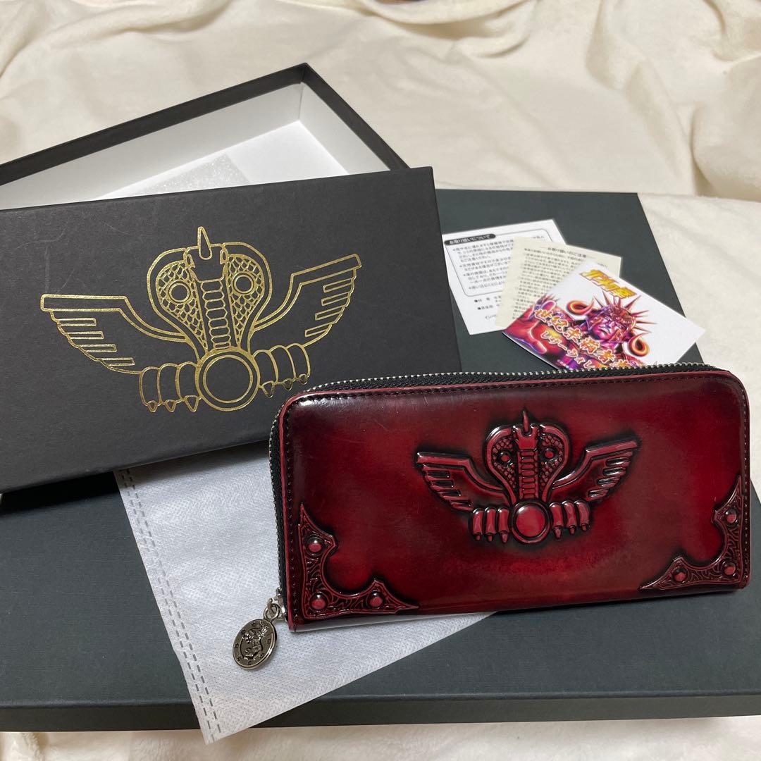 裕*様 【レア物】プレミコ 北斗の拳 世紀末覇者拳王　レザーウォレット：長財布