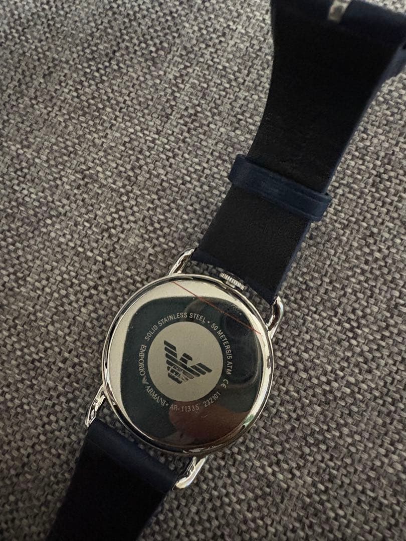 EMPORIO ARMANI 腕時計 ブルー AR-11335