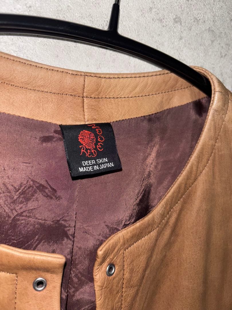 REDMOON レッドムーン DEER SKIN ディアスキン レザーシャツ