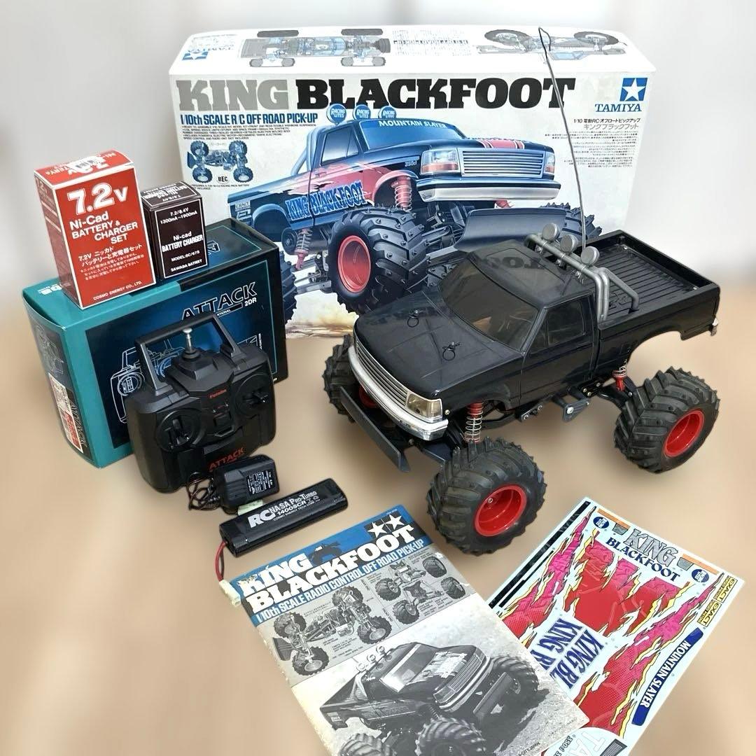 当時物 タミヤ ラジコン キングブラックフット RC プロポ TAMIYA