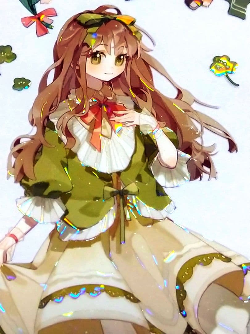 J528＃春日野餐(贝壳光)冰川切り売り海外人物マステ女の子