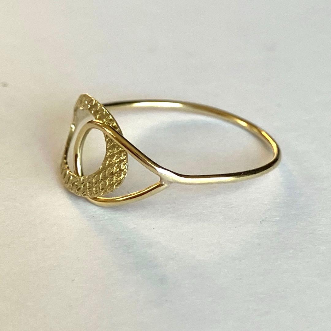 K18 18金　12号　リング　45