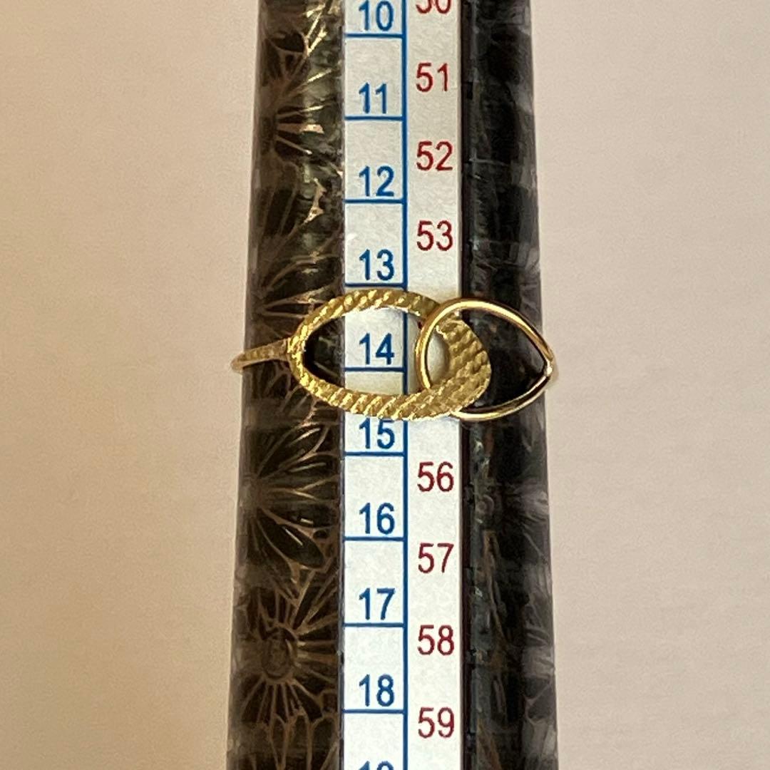 K18 18金　12号　リング　45