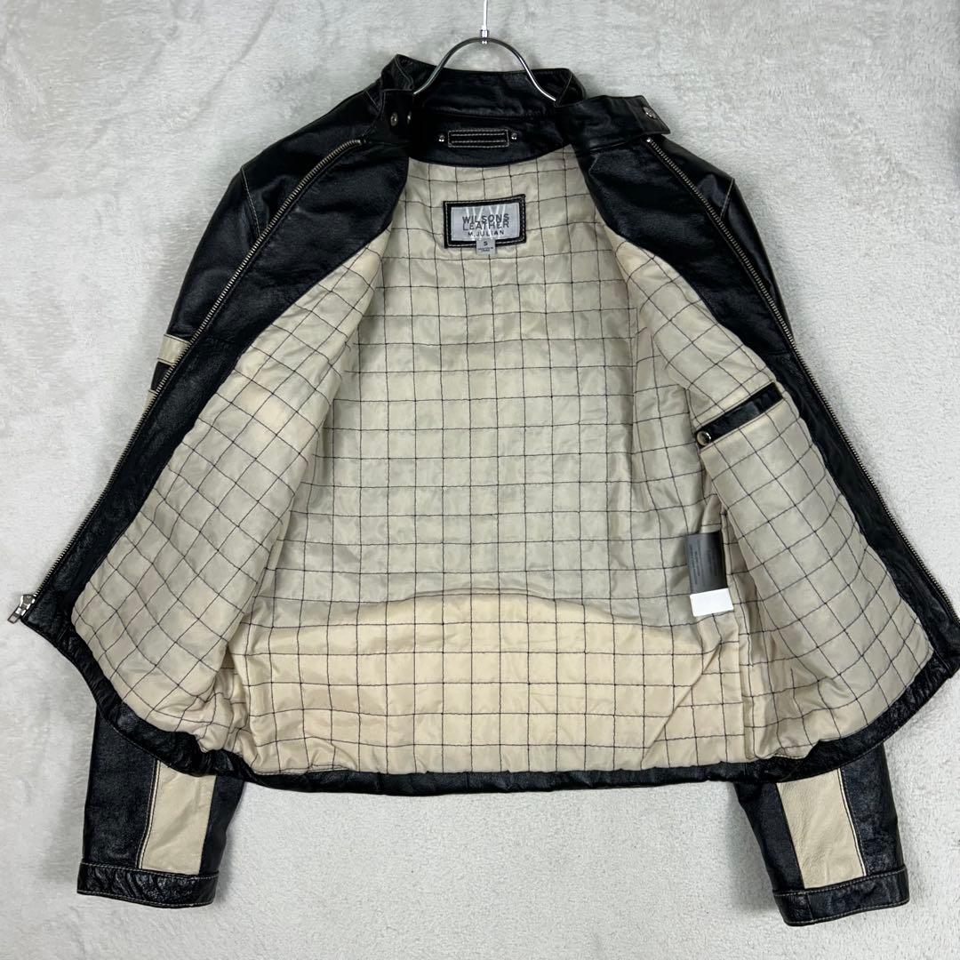 至高の逸品☆Wilsons lether カウレザーシングルライダースジャケット