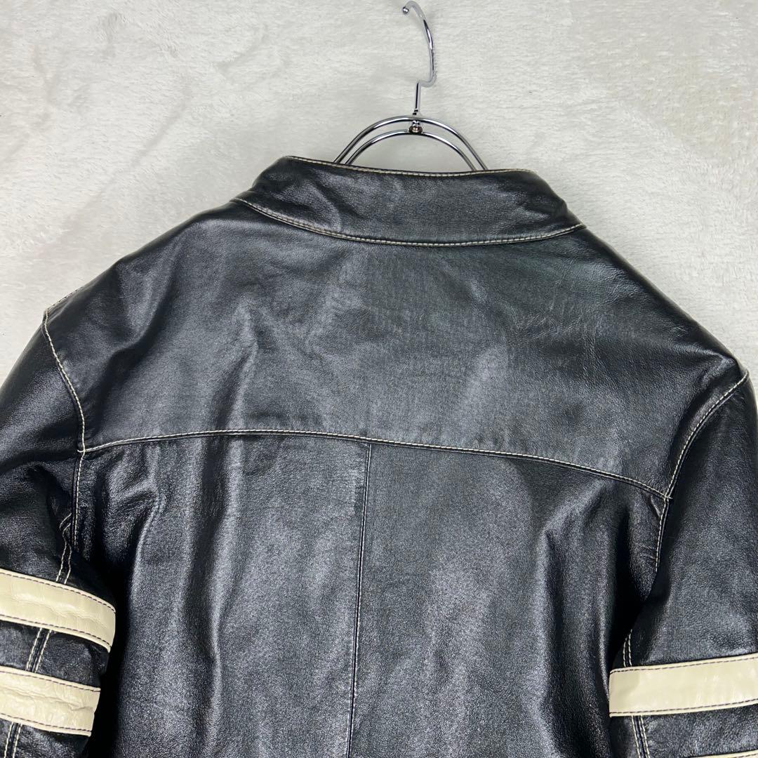 至高の逸品☆Wilsons lether カウレザーシングルライダースジャケット