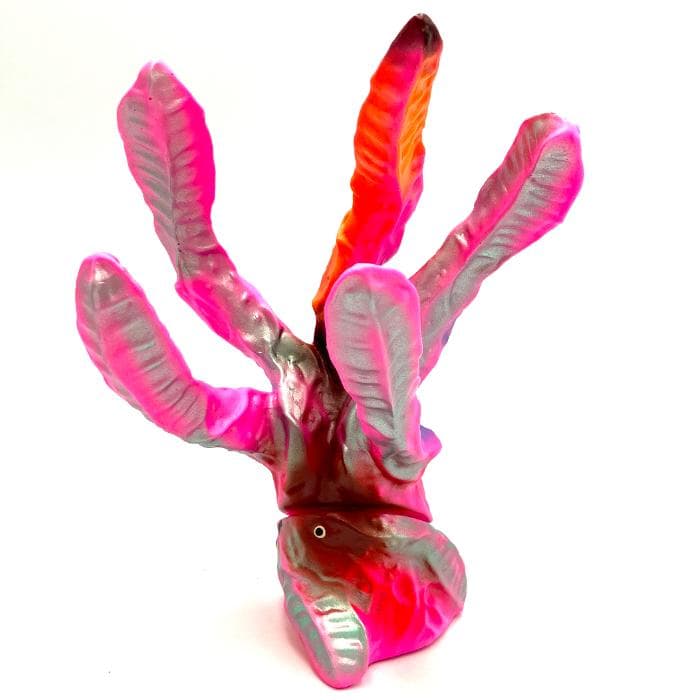 マルサン アマプロ 世紀の怪奇植物 スフラン350 公害怪獣ピンクver ソフビ