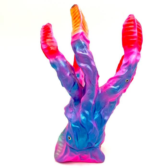 マルサン アマプロ 世紀の怪奇植物 スフラン350 公害怪獣ピンクver ソフビ