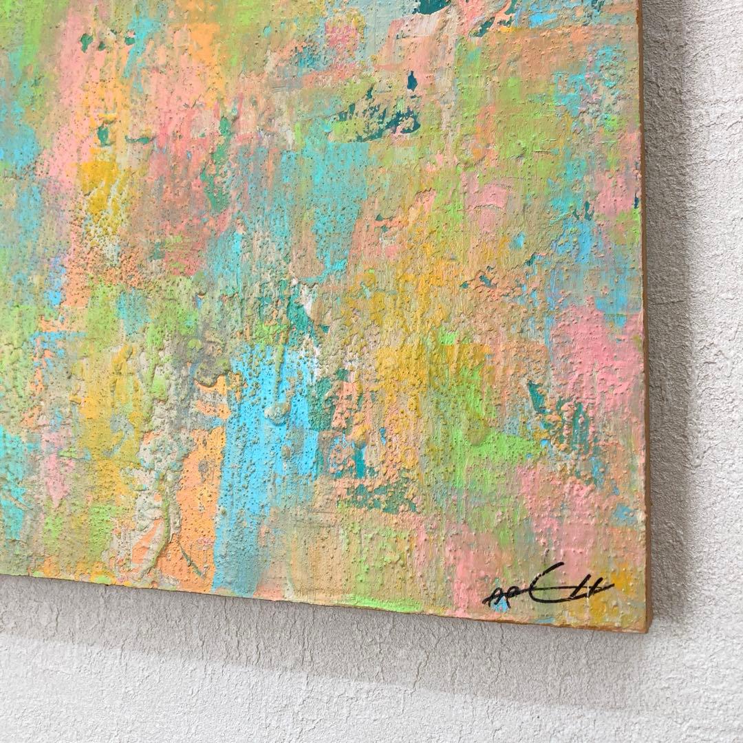 絵画 アートパネル ナチュラル 北欧 インテリア 抽象画 原画 ハンドメイド