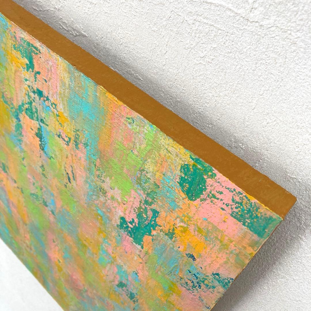 絵画 アートパネル ナチュラル 北欧 インテリア 抽象画 原画 ハンドメイド