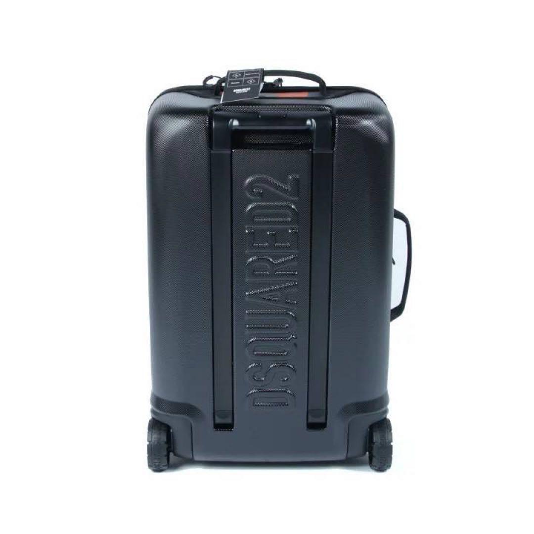 Dsquared2 ディースクエアード ロゴプリント ジップアップ スーツケース