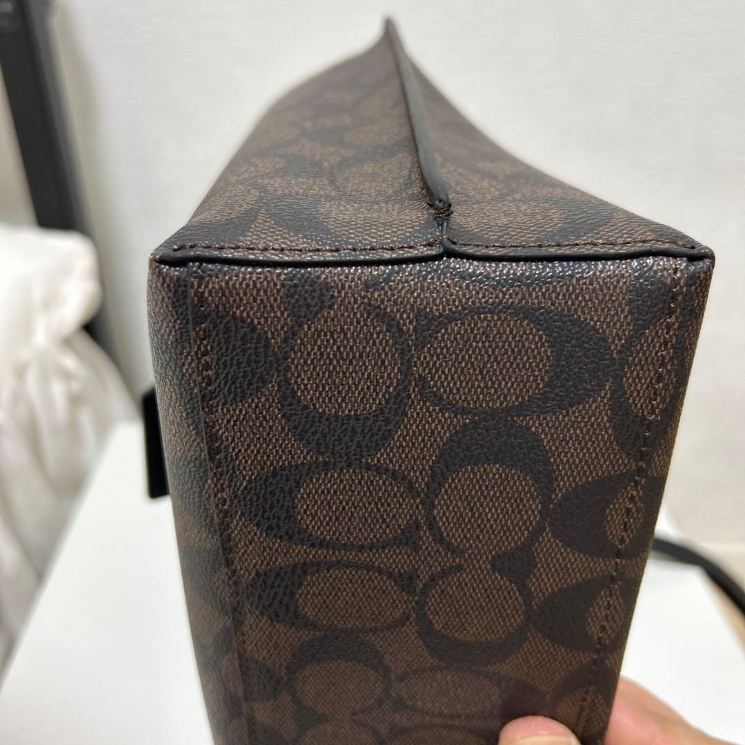 コーチハンドバッグ　Ｃ4250 ダークブラウン2WAYバッグ　ショルダーバッグ