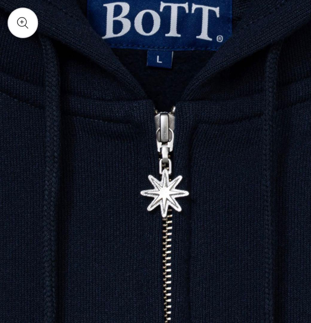 BoTT OG Logo Zip Hoodie Navy Mサイズ パーカー