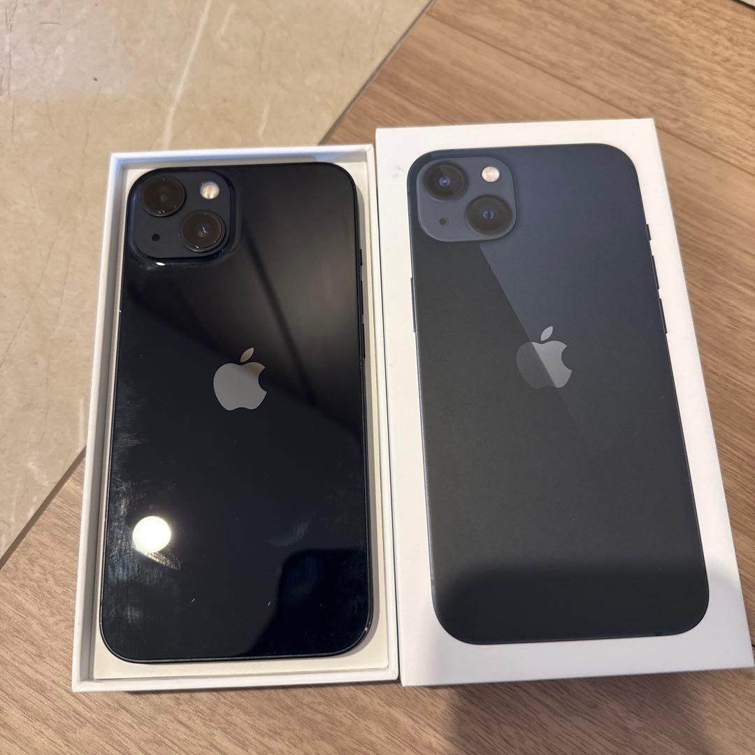 iPhone13 128GB SIMフリー 付属品新品+保護ガラスフィルム