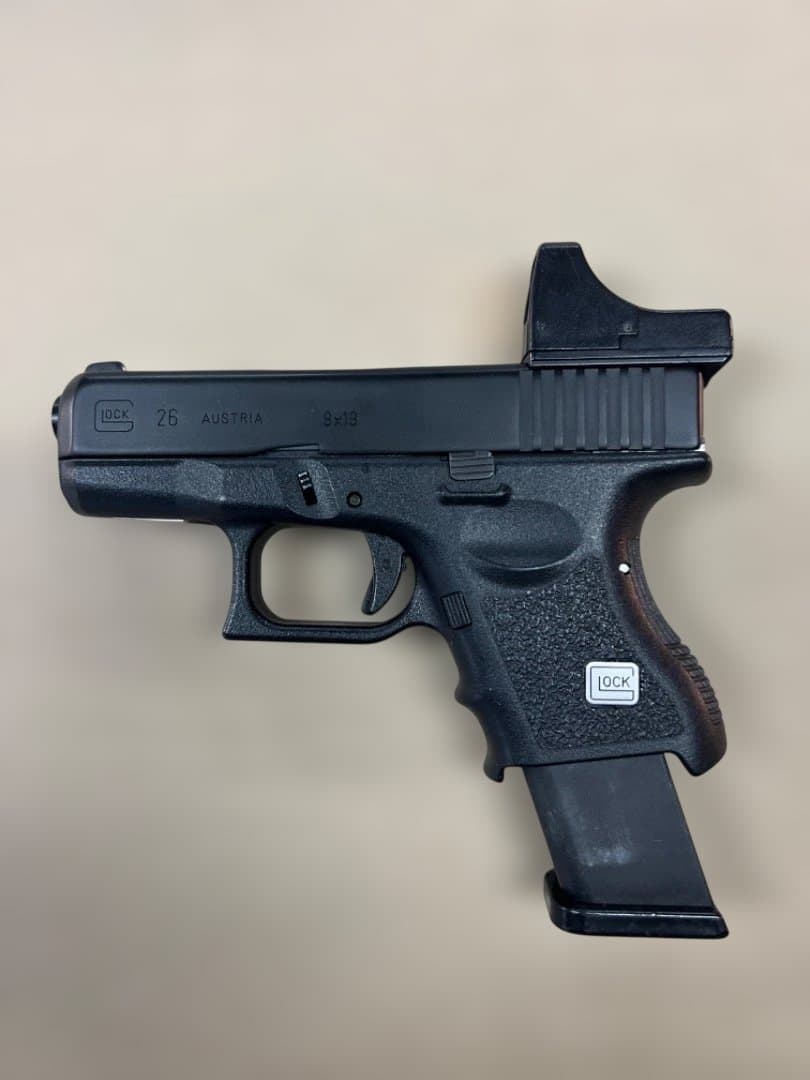 Glock 26 ガスガン 光学サイト付き