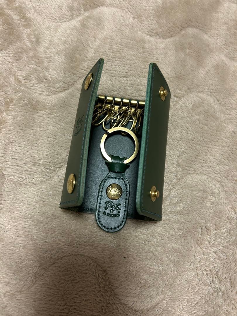 【新品】イルビゾンテ　キーケース　グリーン