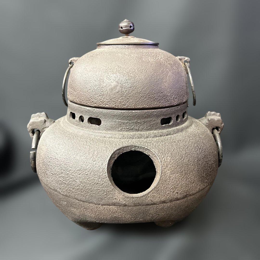 茶釜 風炉釜 茶道具 鉄器 古道具 茶道 風炉 骨董