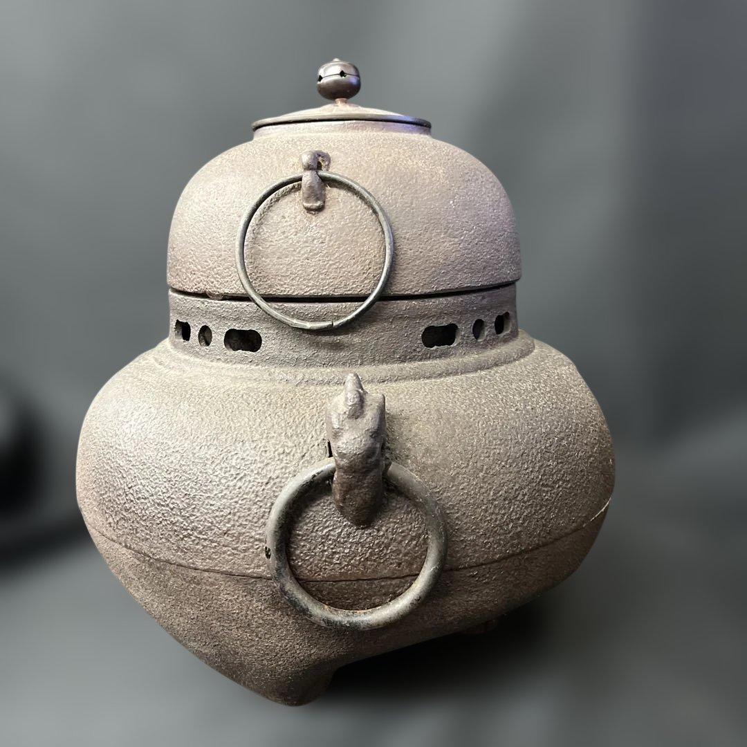 茶釜 風炉釜 茶道具 鉄器 古道具 茶道 風炉 骨董