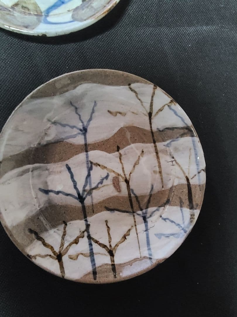 須田菁華造乾山写絵替銘々皿4客