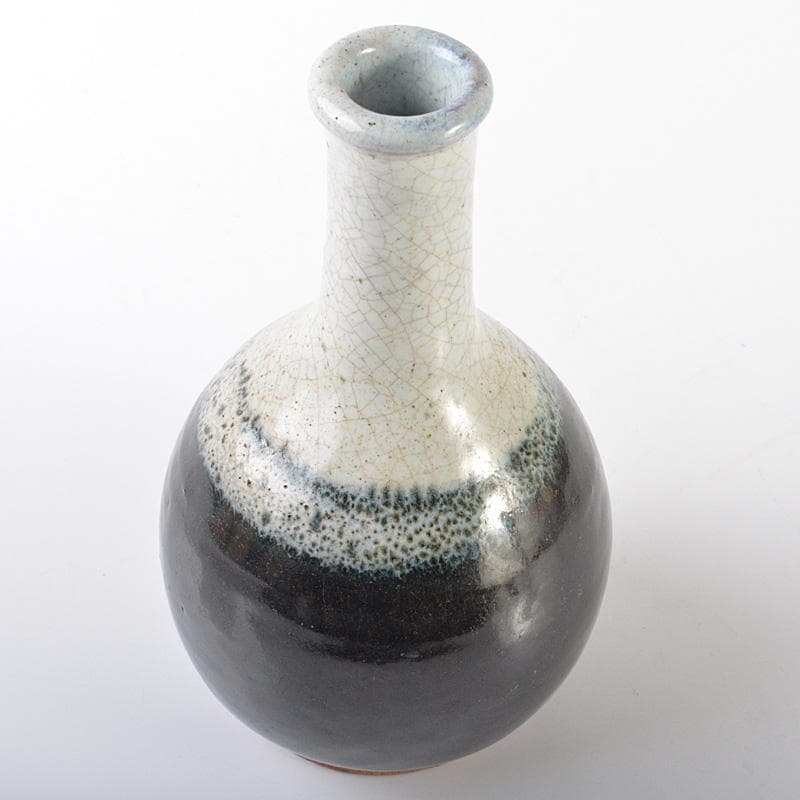 瀬戸焼　古瀬戸　徳利　壷　時代箱付　C　R6594