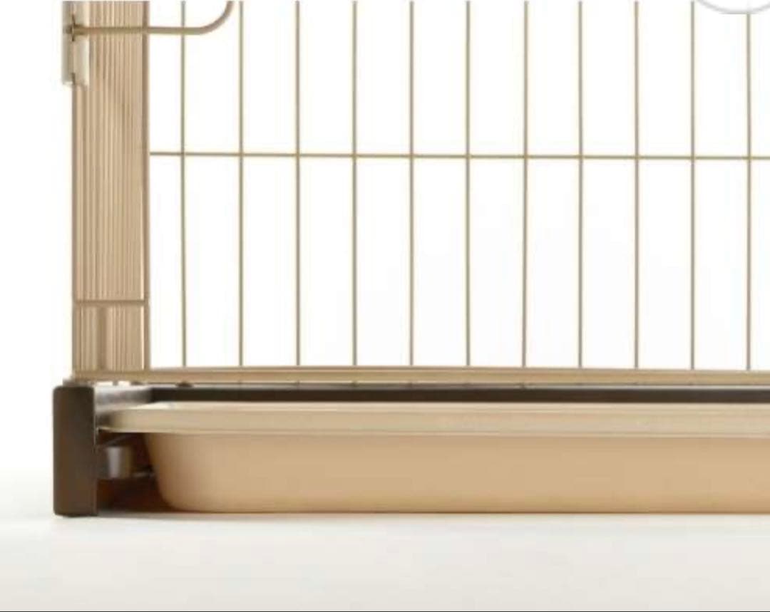 木製お掃除簡単サークル９０－６０ ダークブラウンケージ・小屋（犬用）