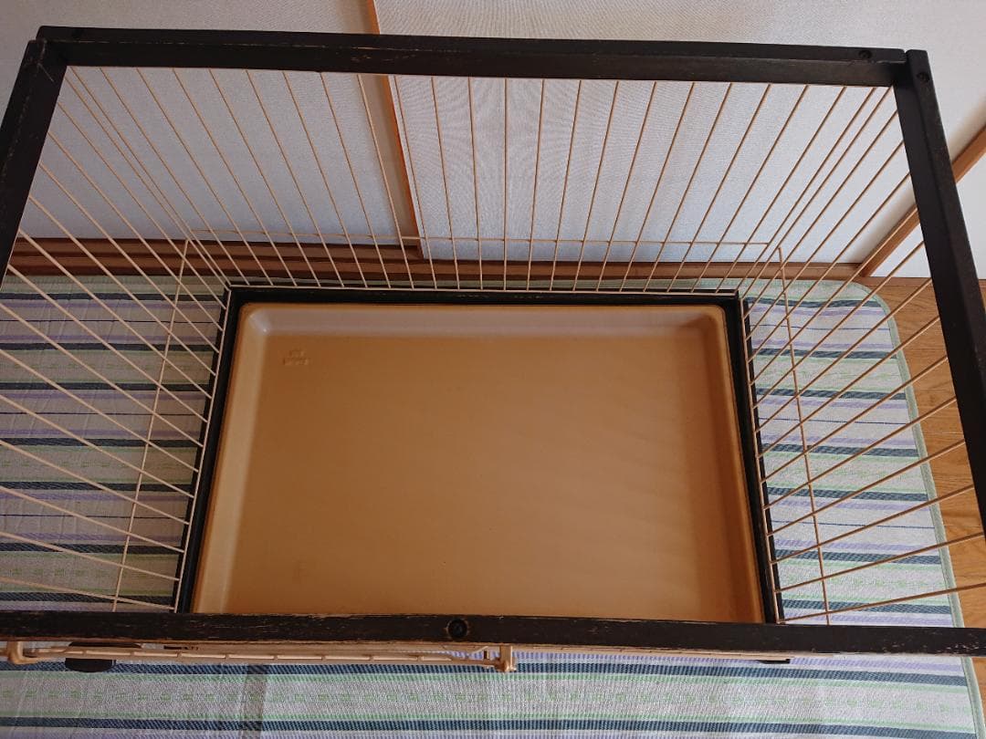 木製お掃除簡単サークル９０－６０ ダークブラウンケージ・小屋（犬用）