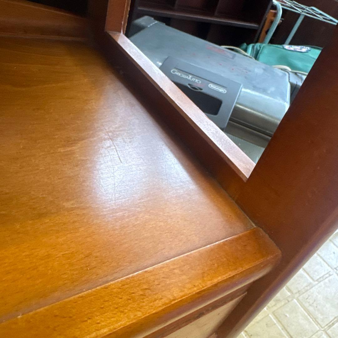 ★処分価格★オールドカリモク　電話台　キャビネット