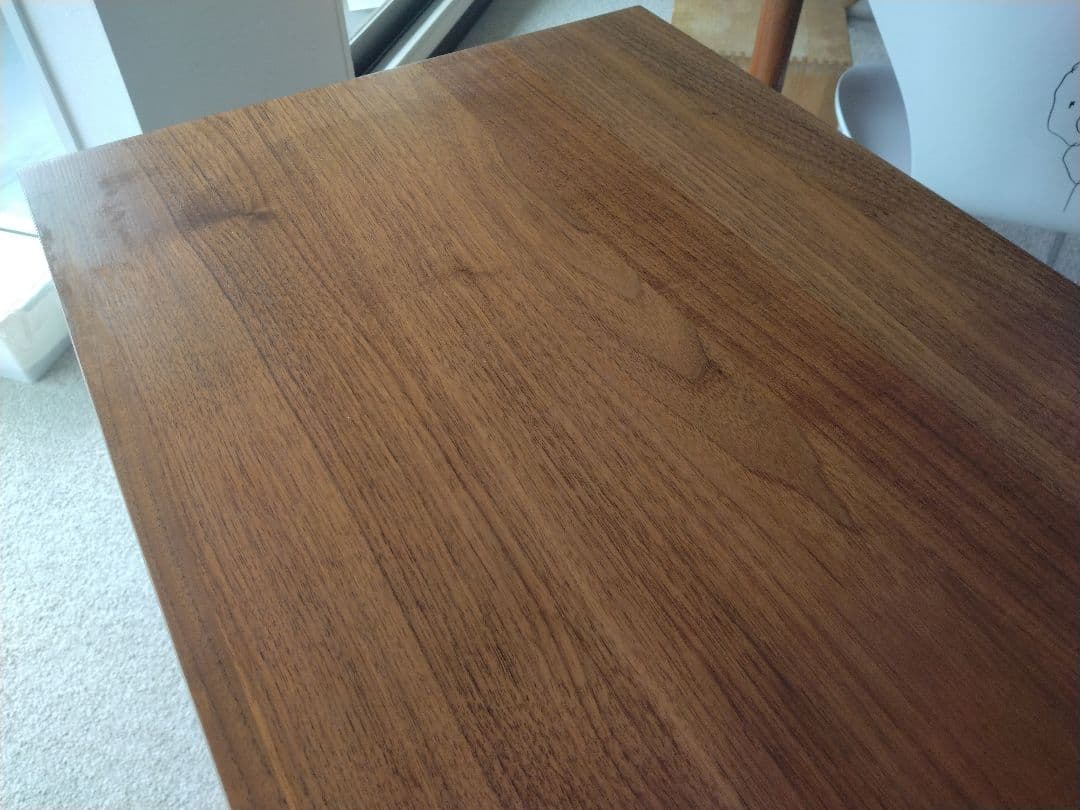 MUJI/無印良品 木製脚付きキャビネット/ウォールナット材/食器棚/収納家具