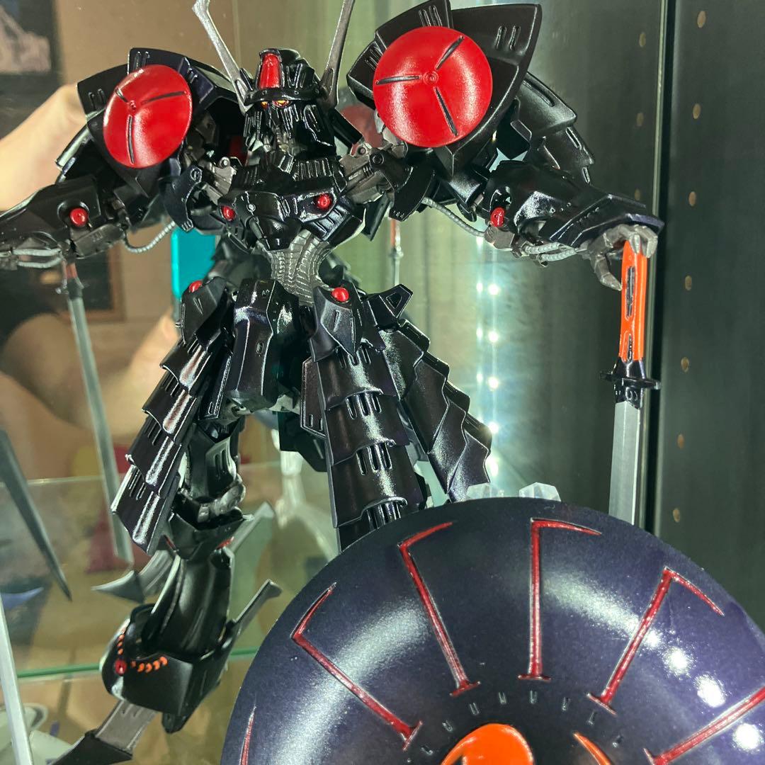 ジャンク品、ボークス1/100バッシュザブラックナイト　レジンキャスト完成品