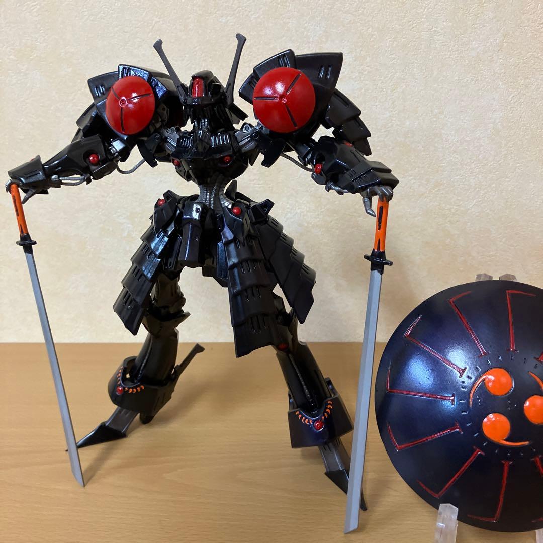 ジャンク品、ボークス1/100バッシュザブラックナイト　レジンキャスト完成品