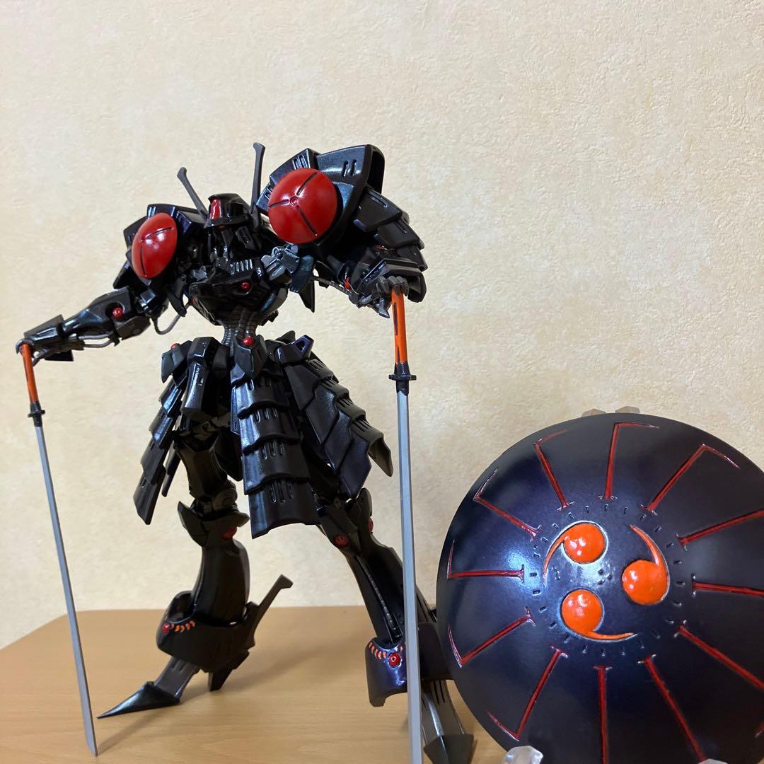 ジャンク品、ボークス1/100バッシュザブラックナイト　レジンキャスト完成品