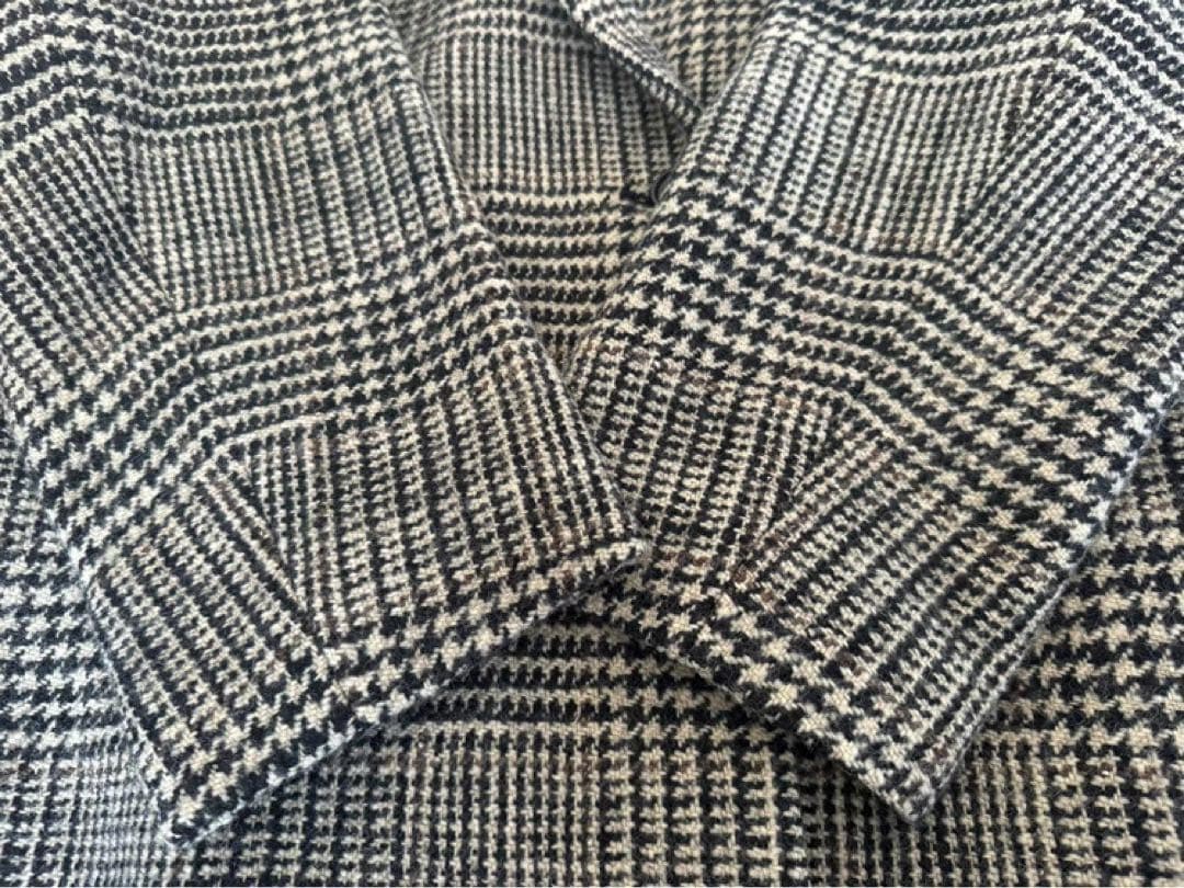 アパルトモン　LISIERE CHECK W COAT ウールコート