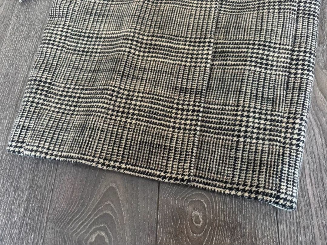 アパルトモン　LISIERE CHECK W COAT ウールコート