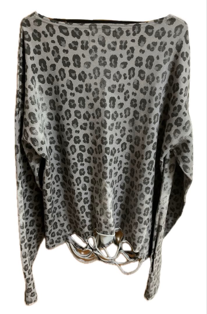 【GRANCY】総柄ラインストーングラフィックロンT