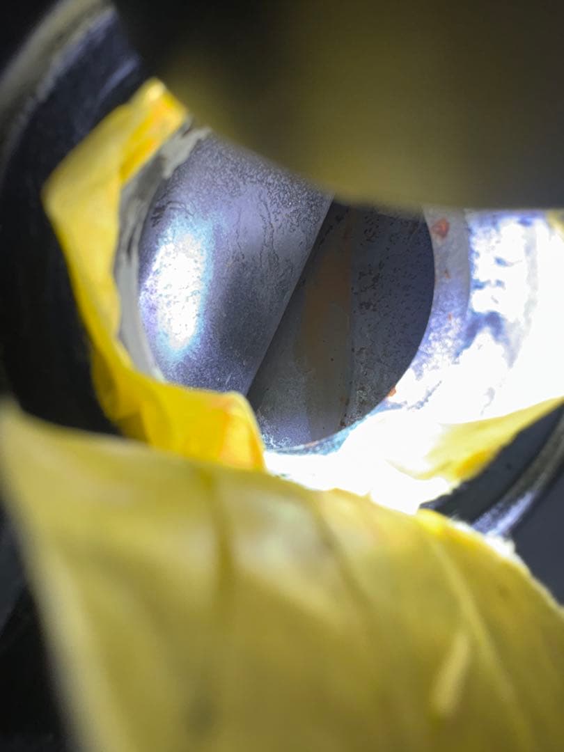 SR400 ガソリンタンク（マットブラック&ゴールド）自家塗装