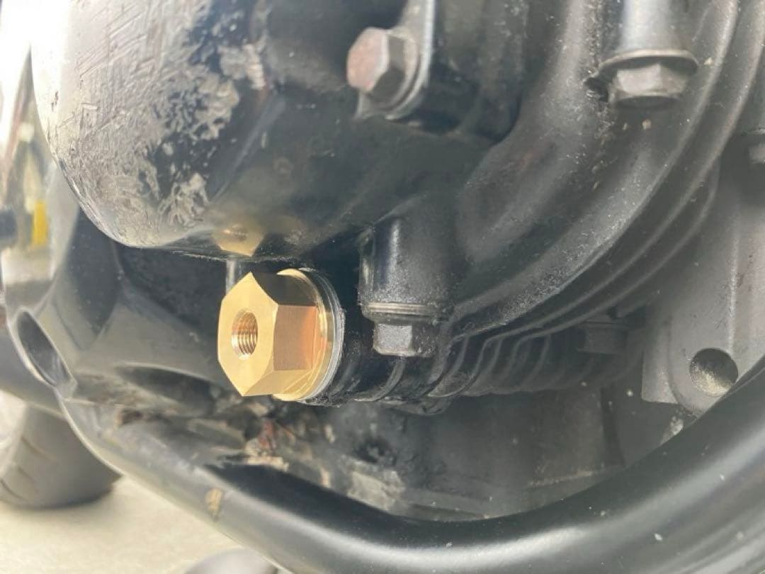 XJR400 ヨシムラ プログレス1 油温計 デジタル メーター 真鍮 4HM