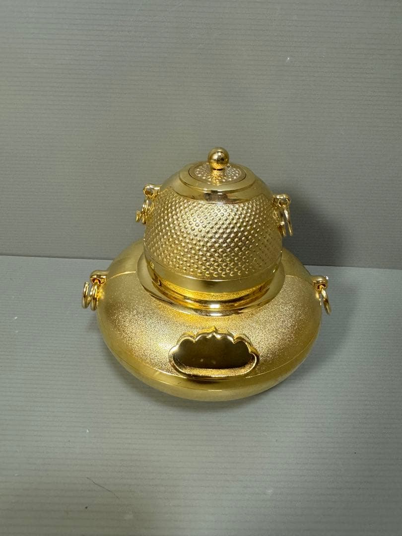 2252  24KGP金メッキ香炉
