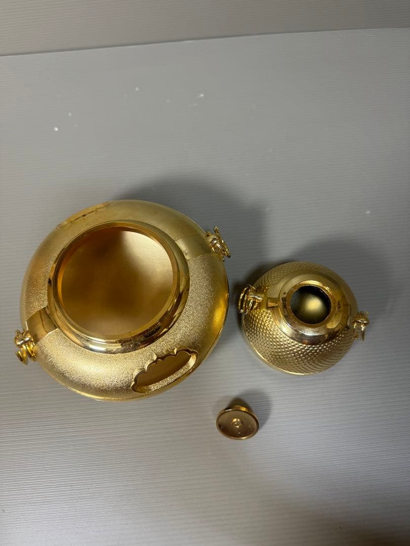 2252  24KGP金メッキ香炉