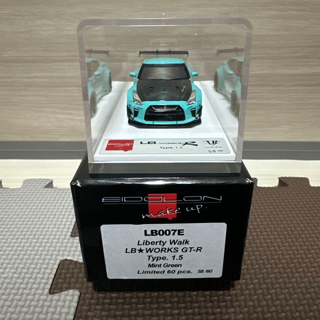 アイドロン　メイクアップ　LBWK GT-R R35 1/43