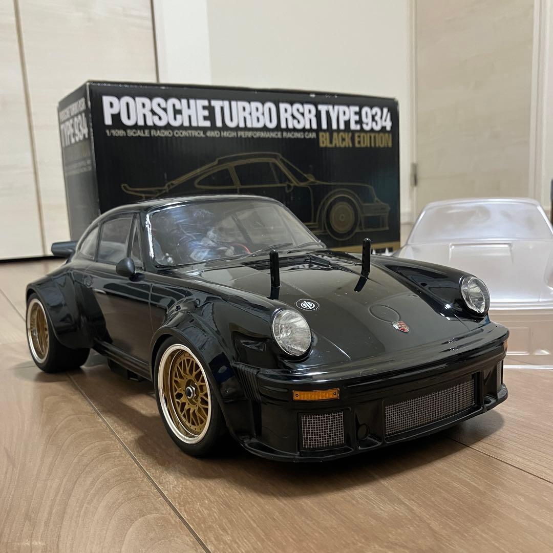 タミヤRC ポルシェ ターボ RSR 934 ブラック 1/10 TA02SW