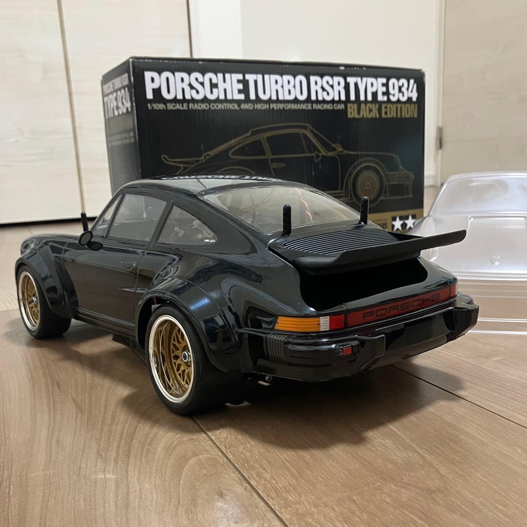 タミヤRC ポルシェ ターボ RSR 934 ブラック 1/10 TA02SW