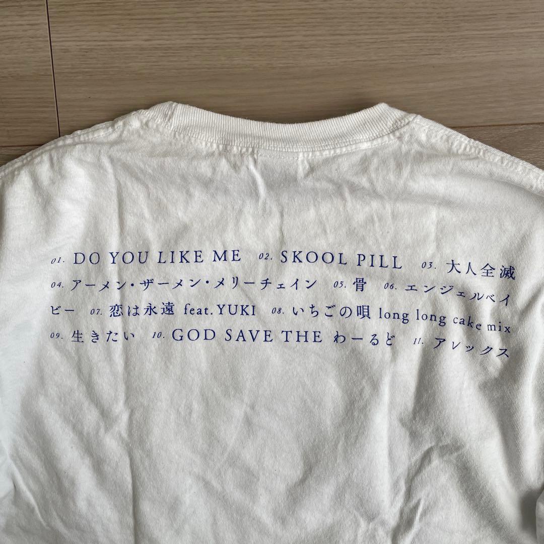 銀杏BOYZ ロンT 白　写真プリント