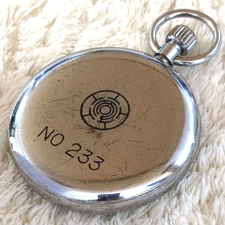 鉄道時計 SEIKO機械式懐中時計 名鉄刻印(名古屋鉄道)稼動品