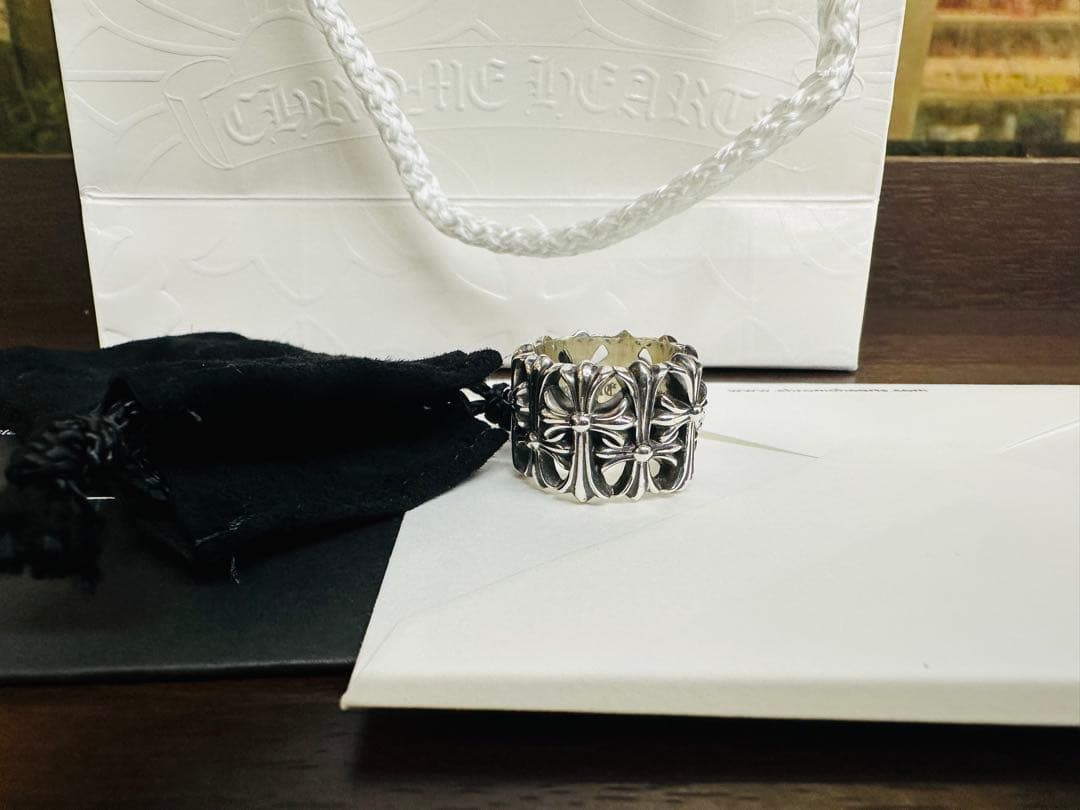 CHROME HEARTS クロムハーツ セメタリークロスリングUS 7号