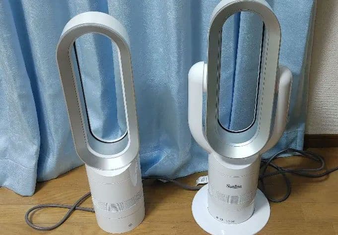 2台　ダイソン風　hot+cool 羽根なし扇風機　ホットアンドクール
